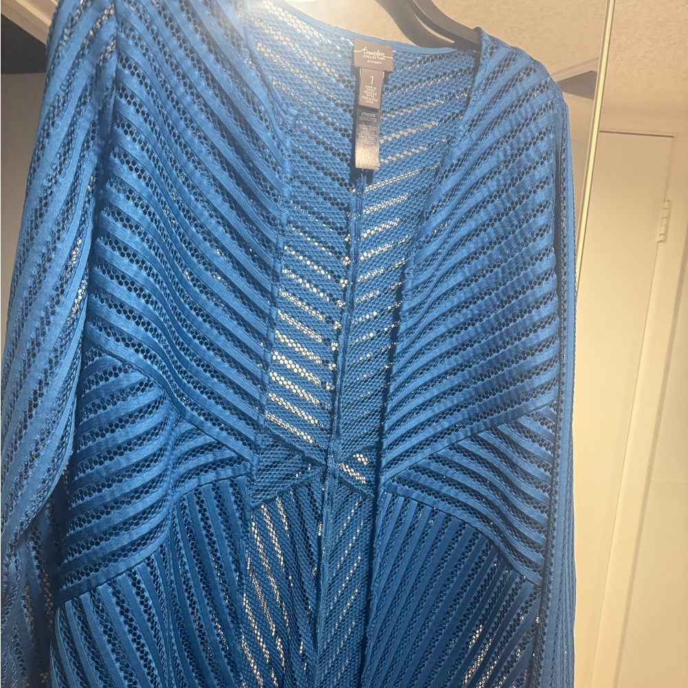 CHICO’S blue tunic